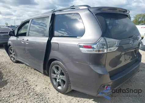 2015 Toyota Sienna Se 8 Passenger из США, поврежденный, VIN 5TDXK3DC4FS656576